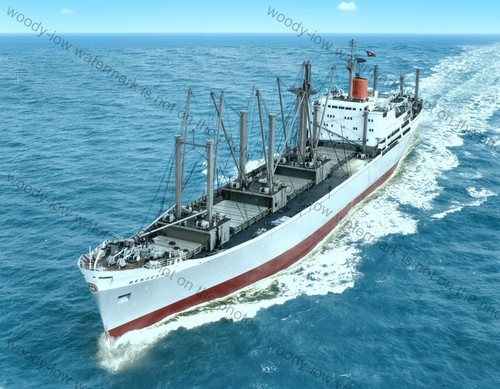 Col1265 ben line cargo ship - col1265,