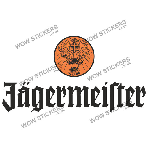 Jagermeister sticker motorbike - jagermeister,
