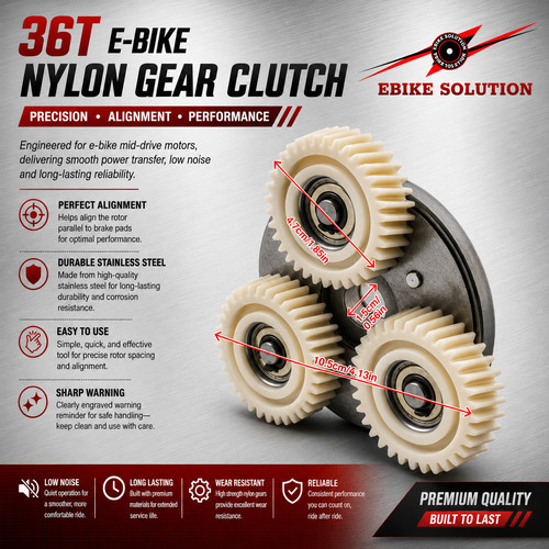 Motor gear clutch - gear, 36t