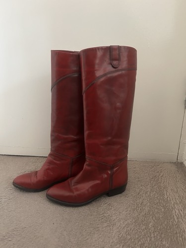 Vintage bama red leather - vintage,
