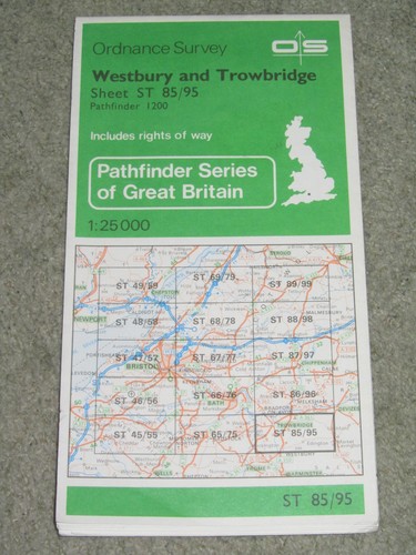 Ordnance survey pathfinder map - survey,