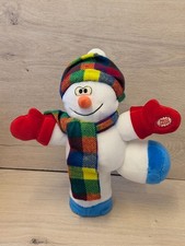 Singing Dancing Snowman Plush