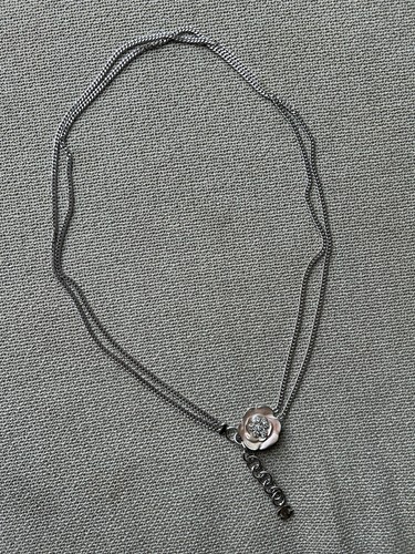 Chanel flower silver - flower, tone