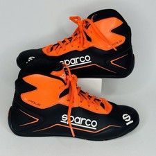 Sparco K-Pole Karting Boots Orange Black Driving Go Kart Shoes UK Size 2.5 EU 35