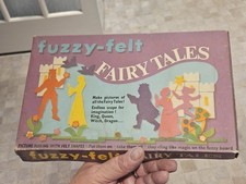 1960s Boxed Fuzzy Felt Fairy Tales - Allan Industries Buckinghamshire