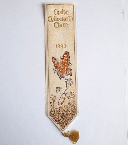 Cash silk woven bookmark - cash's,