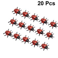  20 PCS Simulated Ladybug