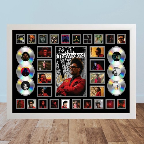 The weeknd framed print - the, a4