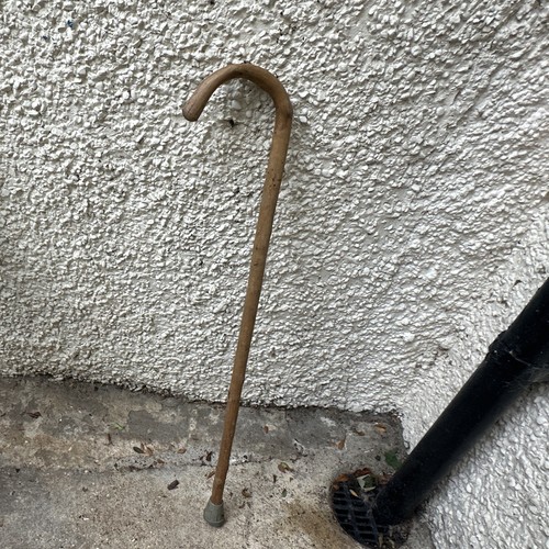 Brown wooden walking cane - cane, for