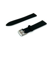 ISO Swiss made Black Rubber Watch Strap, Osiris, Vulcanised, Hypoallergenic,Dive