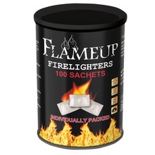 FlameUp Fire Lighter for Wood Burner, BBQ Stove, Fire Places, Camping