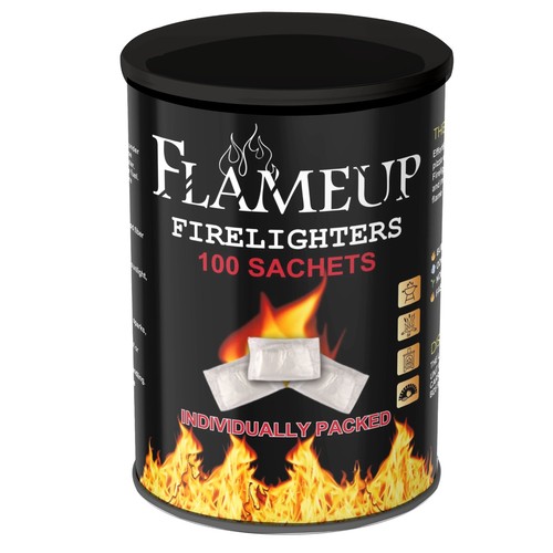 Flameup fire lighter for wood - for,