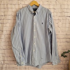 Ralph Lauren Blue White Pin