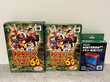 Donkey Kong 64 Big Box Version Expansion Pak Nintendo 64 N64 Japan NTSC-J