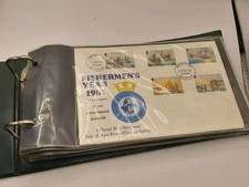 Vintage Album First Day Covers - 1980s - Old House Clearance - Stamp Collectors