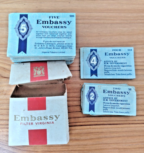 Vintage tobacciana embassy - vintage,