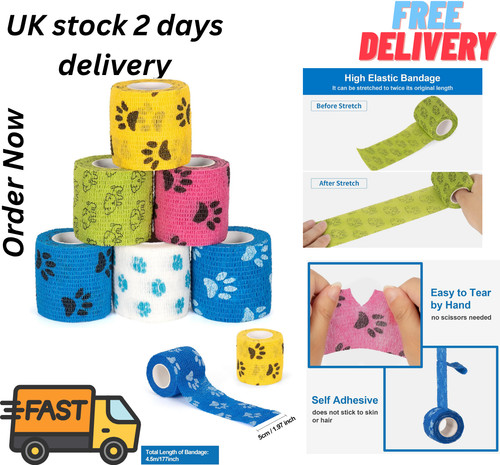 Roll pet vet wrap - 6,