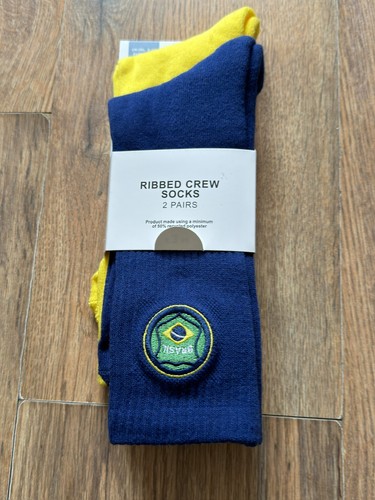 Mens primark ribbed crew socks - ribbed,