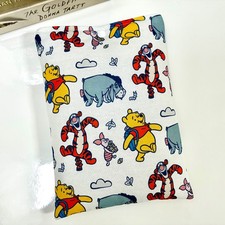 Handmade Book Sleeve Cover Pouch | Winnie The Pooh Fabric | Padded | Book Gift
