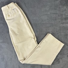 Burberrys Wool Trousers Mens W34 EUR 40 Cream Beige Pleated Vintage 1980/90s