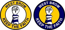 West Brom keep the faith Pin