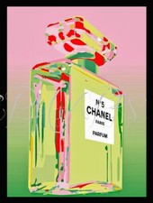 CHANEL 5 PERFUME BOTTLE FASHION POSTER WALL ART PRINT HOME DECOR A4 GIFT 06