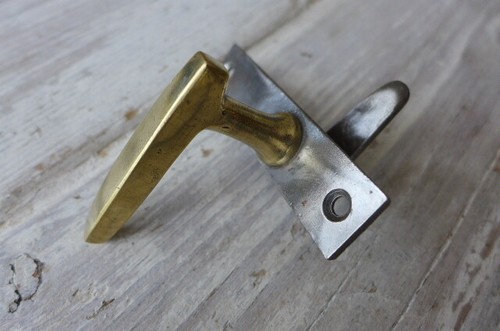 Vintage solid brass window - , /
