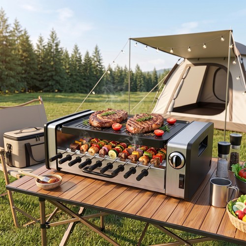 Indoor bbq grill removable - indoor, w/removable