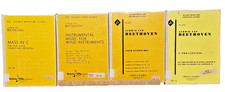 BEETHOVEN  Miniature Scores Books Bundle x 4 Kalmus Ex Library in VGC
