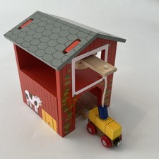 Wooden FARM HAY BARN BIGJIGS BJT245 Brio Thomas Wooden Train Track SEE Sheds 