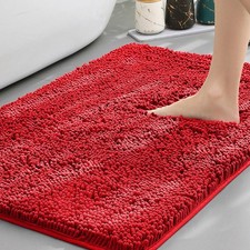 Chenille Bath Mat Rug Shaggy