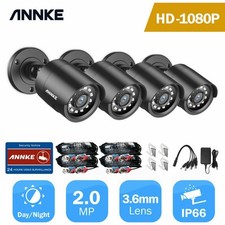 ANNKE 4pcs 3000TVL CCTV Camera Outdoor for Security System Kit IP66 Day/Night UK