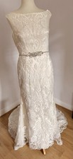 Maggie Sottero Ivory Satin and