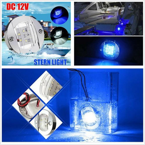 Pcs round boat marine - 4, led