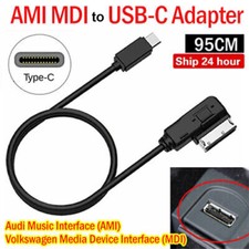 Media In Car AMI MDI to USB C Type C Charger Adapter Cable For AUDI VW Samsung