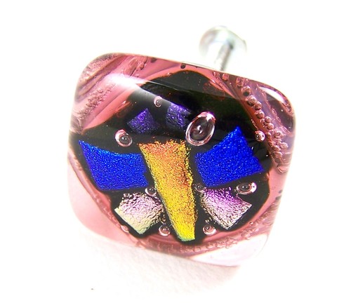 Dichroic glass cabinet - glass,