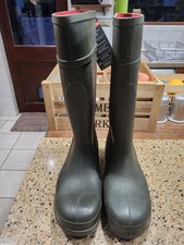 DUNLOP PUROFORT C462933 PROFESSIONAL  SAFETY WELLINGTONS UK 9 DARK GREEN NEW