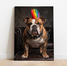 Punk Dog Quality Art Print or