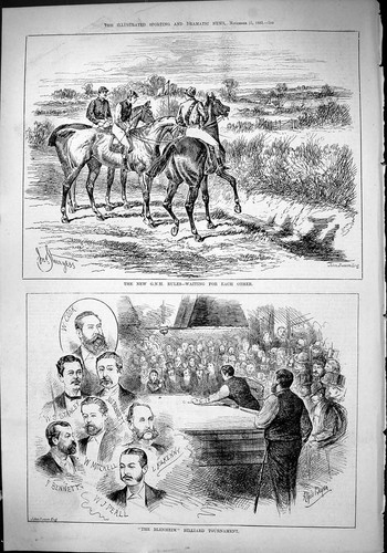 Old 1882 belnheim billiard - belnheim,