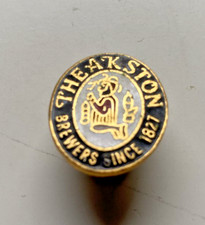 THEAKSTON BREWERS ENAMEL PIN BADGE - BADGE AT LEAST 25 YEARS OLD