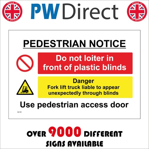 Sign pedestrian notice not - pedestrian,