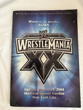Wrestlemania programme wwf - wrestlemania,