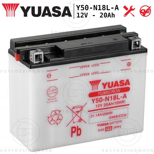 Yuasa y50 n18l - 12v, 20ah