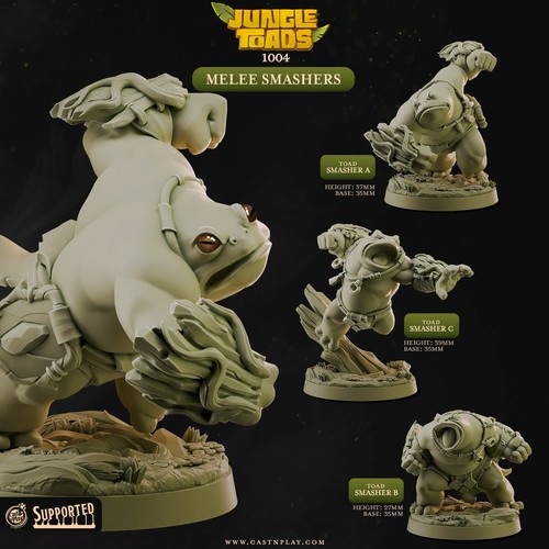 Toad monks player - toad, characters