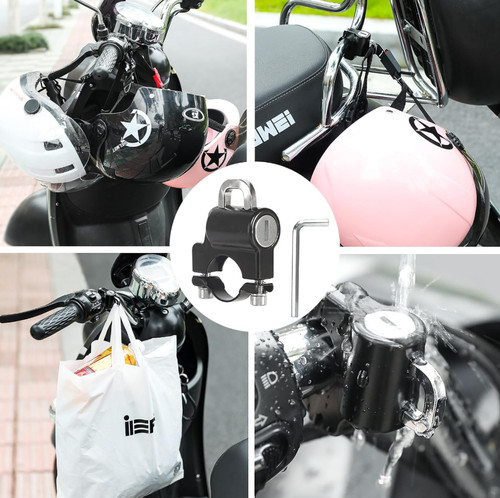 Motorcycle helmet lock - motorcycle,