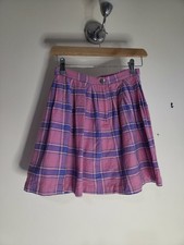Sugar Thrillz Pink Plaid Skirt