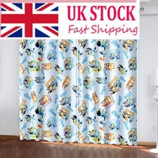 Kids Bluey Curtains Thick
