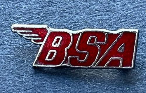 Motorcycle pin badge bsa - pin,