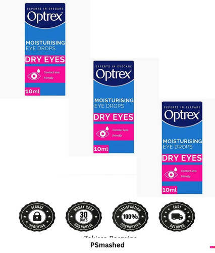 Optrex dry eyes 10ml free - 3x,
