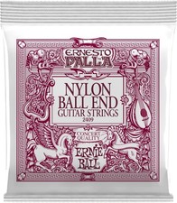 Ernie Ball Ernesto Palla Black and Gold Ball-End Nylon Classical Guitar Strings